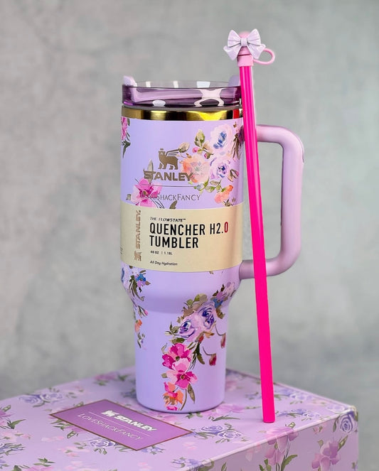 Stanley x Love Shack Fancy Quencher Tumbler 40 OZ Happy Thoughts