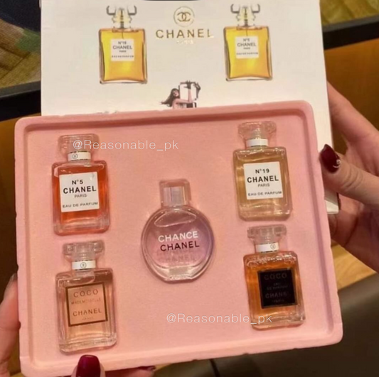 Chanel 5 in 1 mini perfume box
