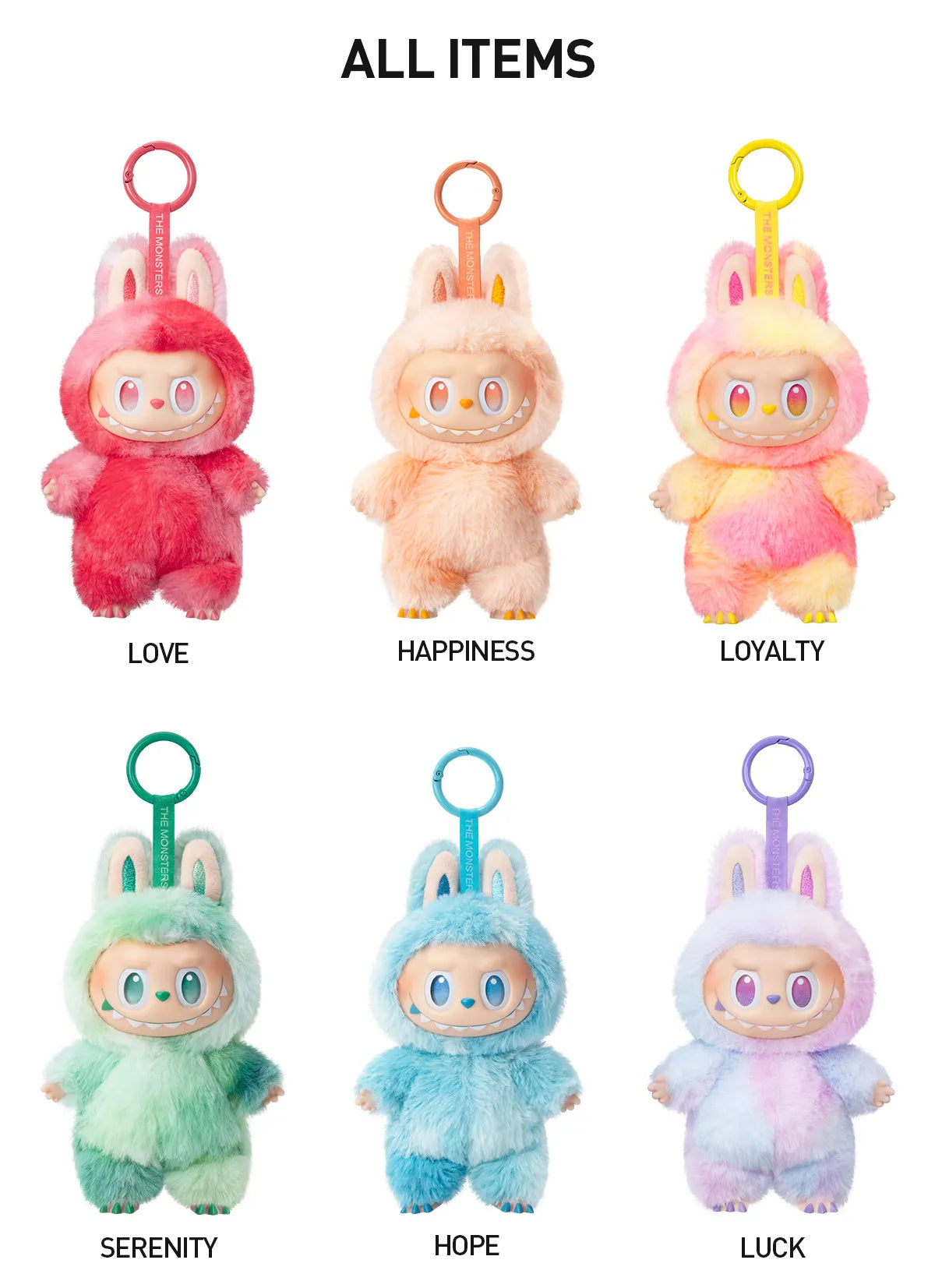THE MONSTERS Big Into Energy Series- Vinyl Plush Pendant Blind Box