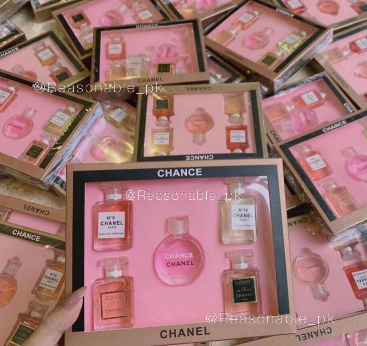 Chanel 5 in 1 mini perfume box