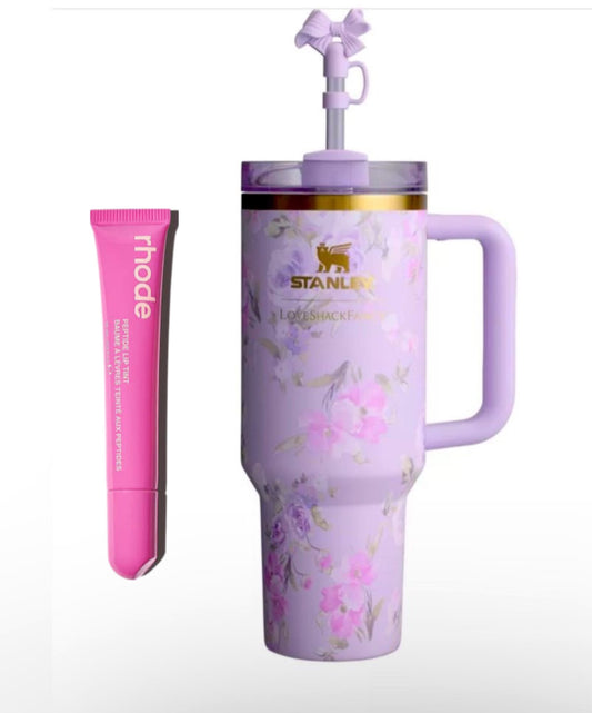 Stanley x loveshack Tumblers with free Rhode liptreatment