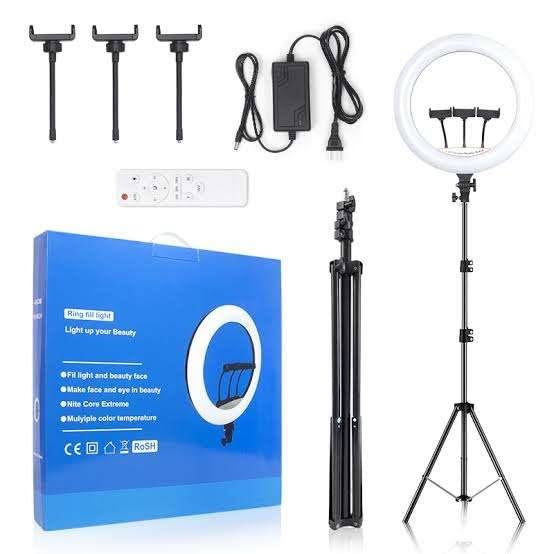 Ring Light with stand and mobile holders