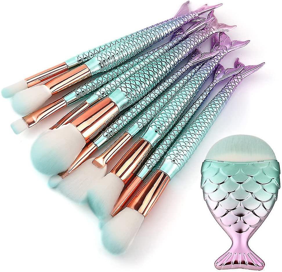 mermaid brush set