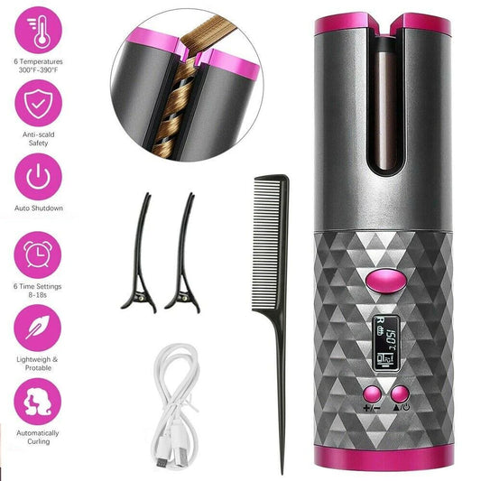Cordless Automatic Hair Curler