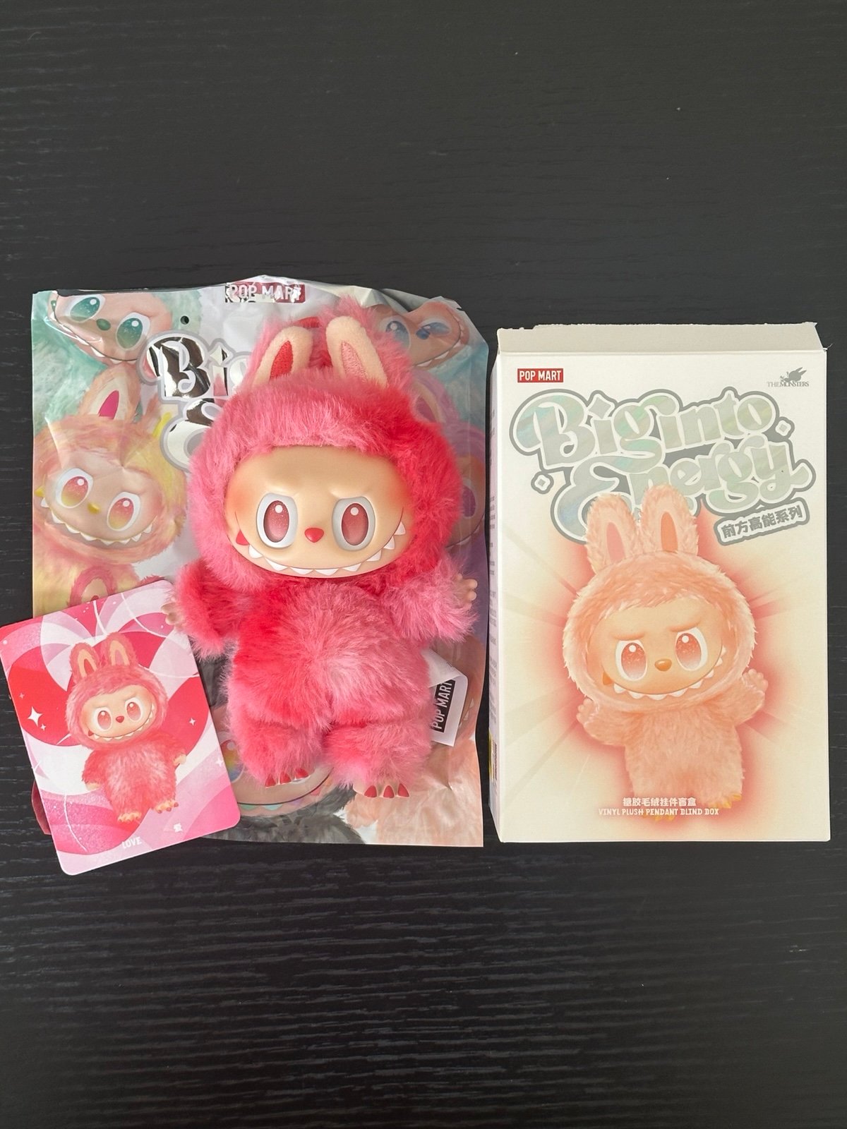 THE MONSTERS Big Into Energy Series- Vinyl Plush Pendant Blind Box
