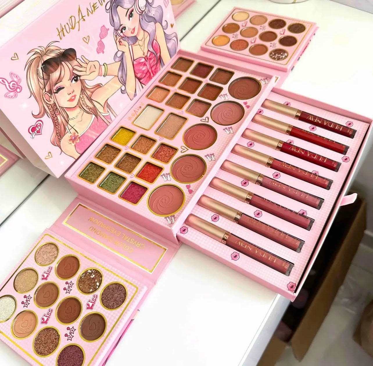 Huda New All in One Makeup Box