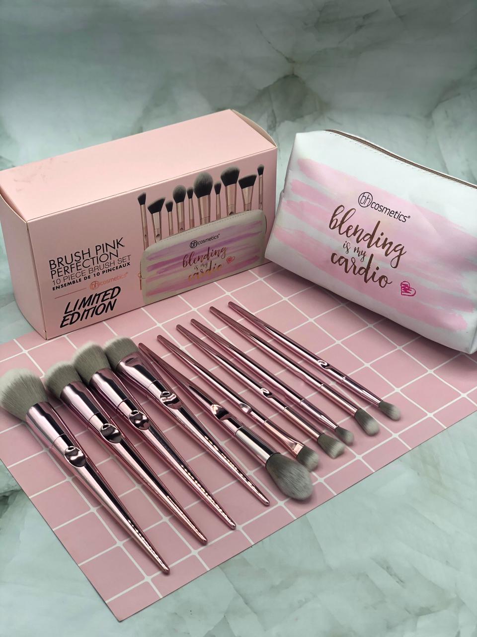 BH pink cardio brush set