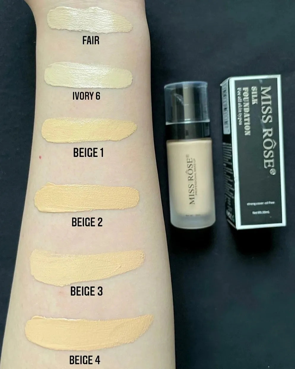 Miss rose silk foundation