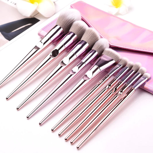 Otwo chrome brush set