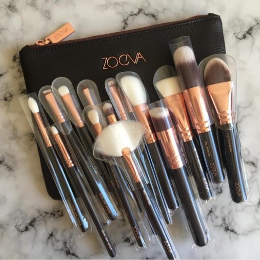 Zovea brown brush set