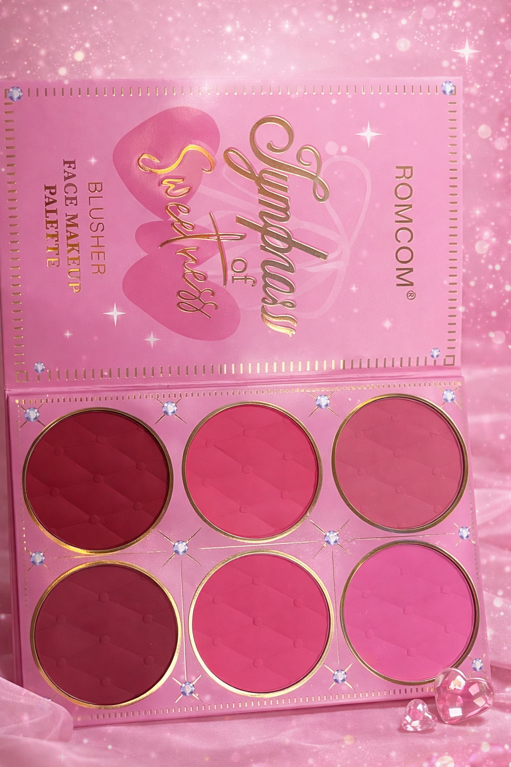 RomCom Dazzle Glow All-In-One Makeup Book Palette