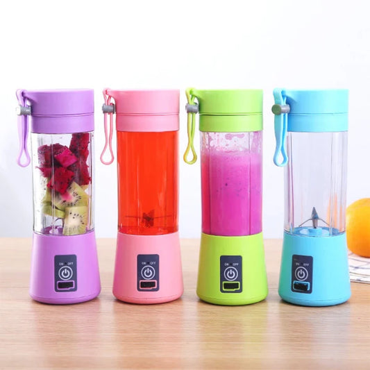 Usb portable hand juicer blender