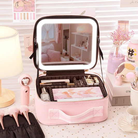 Makeup Vanity with Led Mirror