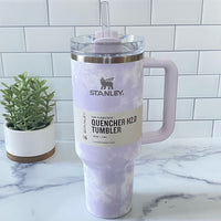 Marble Stanley Quencher Tumbler  40oz