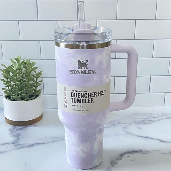 Marble Stanley Quencher Tumbler  40oz