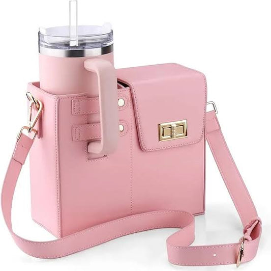 Stanley Cup Purse Outdoor Portable Crossbody Water Cup Storage Bag for Stanley