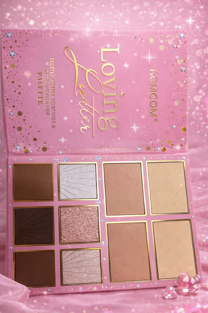 RomCom Dazzle Glow All-In-One Makeup Book Palette