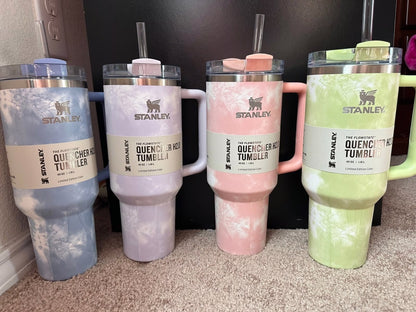 Marble Stanley Quencher Tumbler  40oz