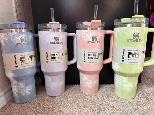 Marble Stanley Quencher Tumbler  40oz