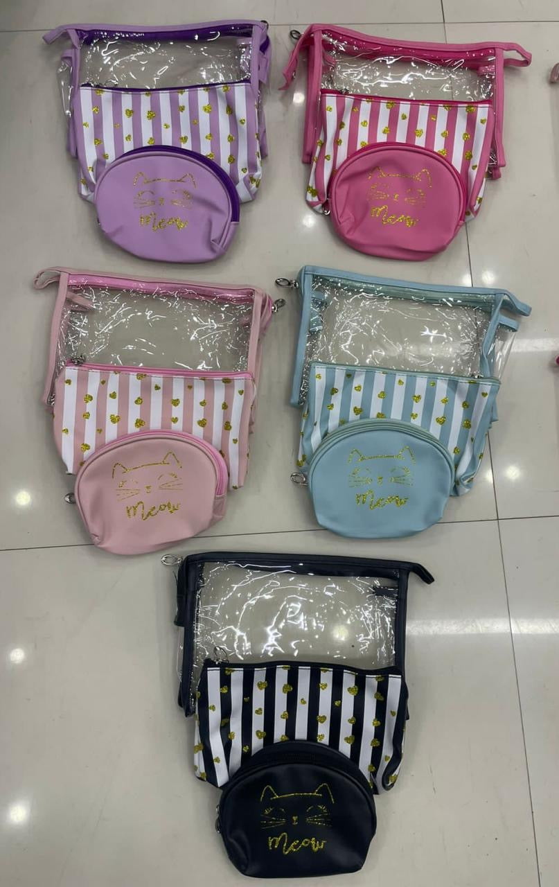 3 in 1 Makeup pouch