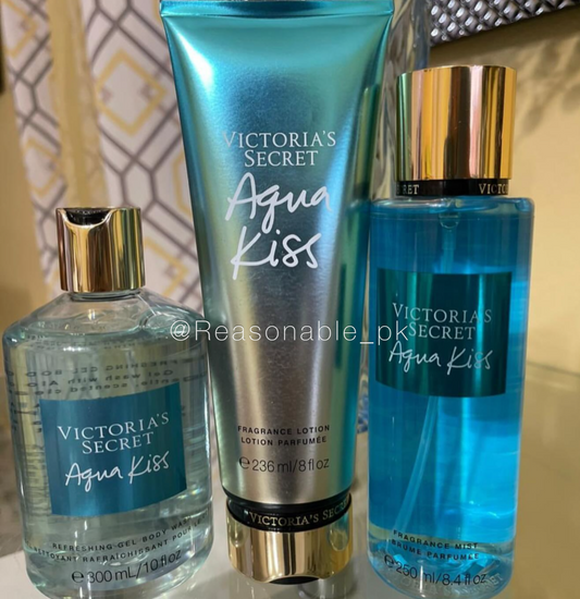 Victoria Secret Aqua Kiss Set