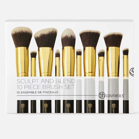 Bh cosmetic sculpt and blend brush set