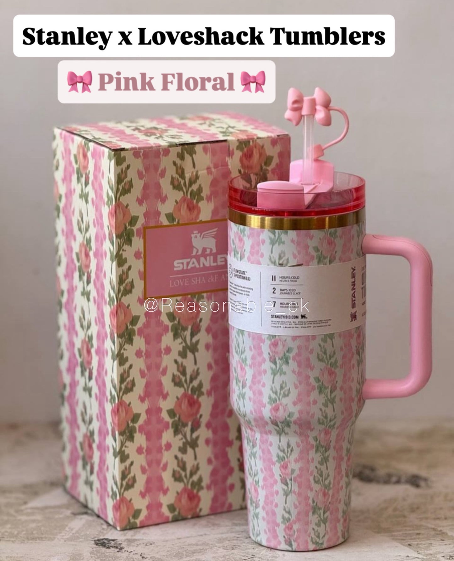 Stanley X Love Shack Fancy - Box Tumbler Quencher 40oz