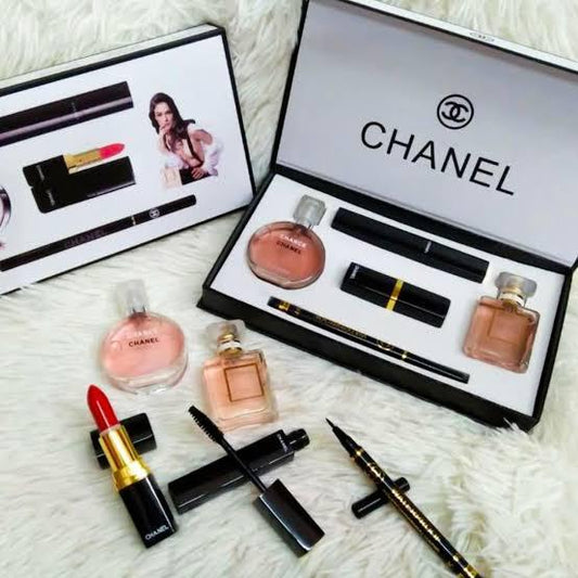 CHANNEL 5in1 Makeup & Perfume Set