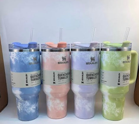 Marble Stanley Quencher Tumbler  40oz