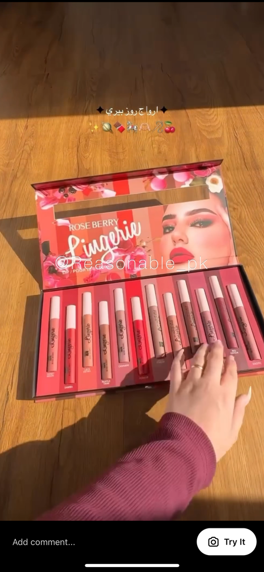 Rose berry Gloss box