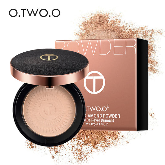 Otwo rose gold compact powder