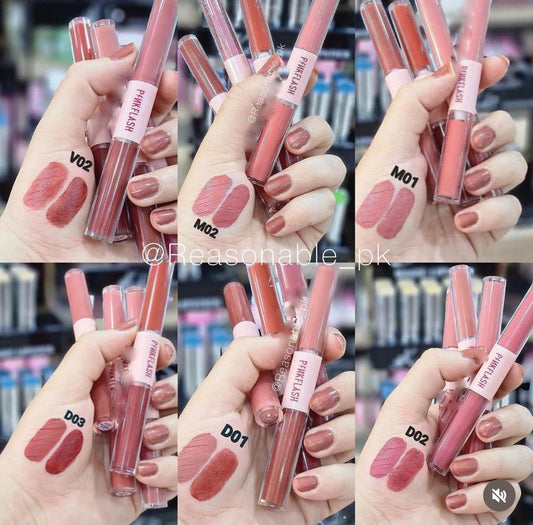 Pink flash 2 in 1 gloss