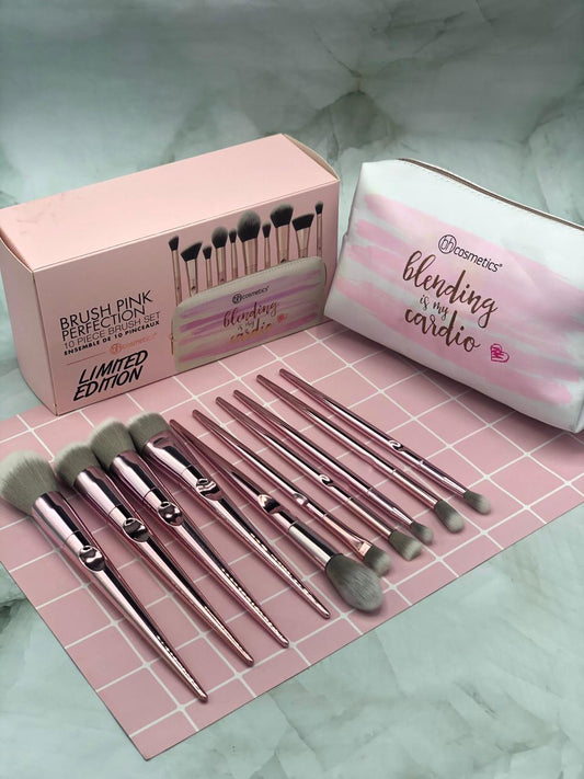 BH pink cardio brush set