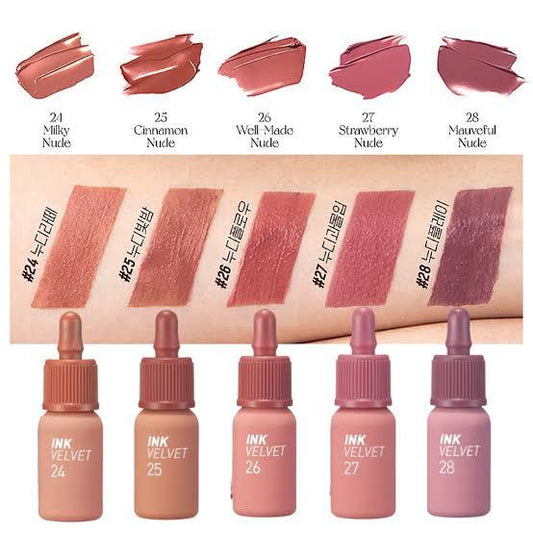 Ink velvet lip tints pack 1600
